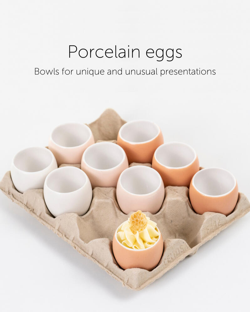 Porcelain eggs