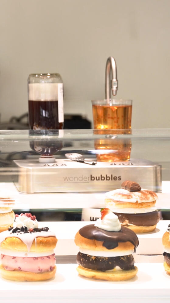 Wonder Bubbles + Ice cream