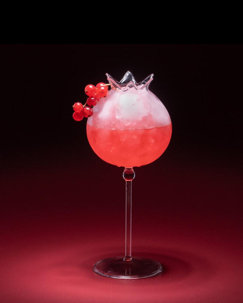 Pomegranate glass